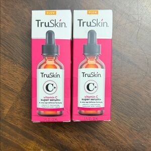 TruSkin Vitamin C‎ Super Serum+ 4-Way Age Defense Retinol Niacinamide 1oz 2 Pack